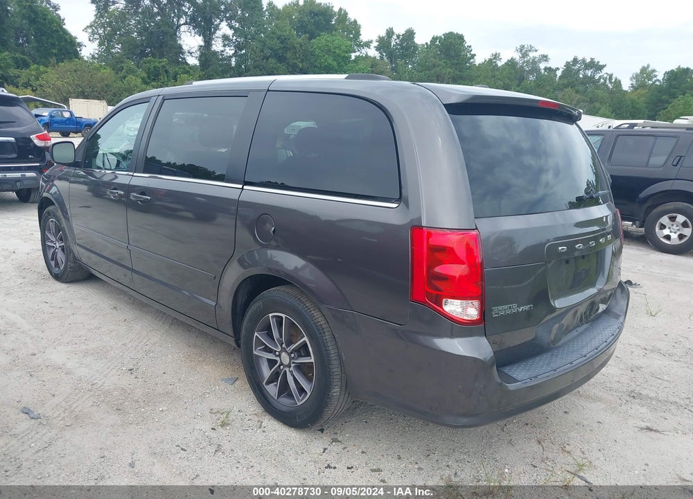 2017 DODGE GRAND CARAVAN SXT VIN: 2C4RDGCG7HR604739