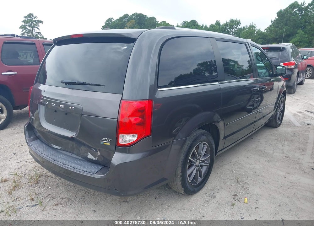 2017 DODGE GRAND CARAVAN SXT VIN: 2C4RDGCG7HR604739