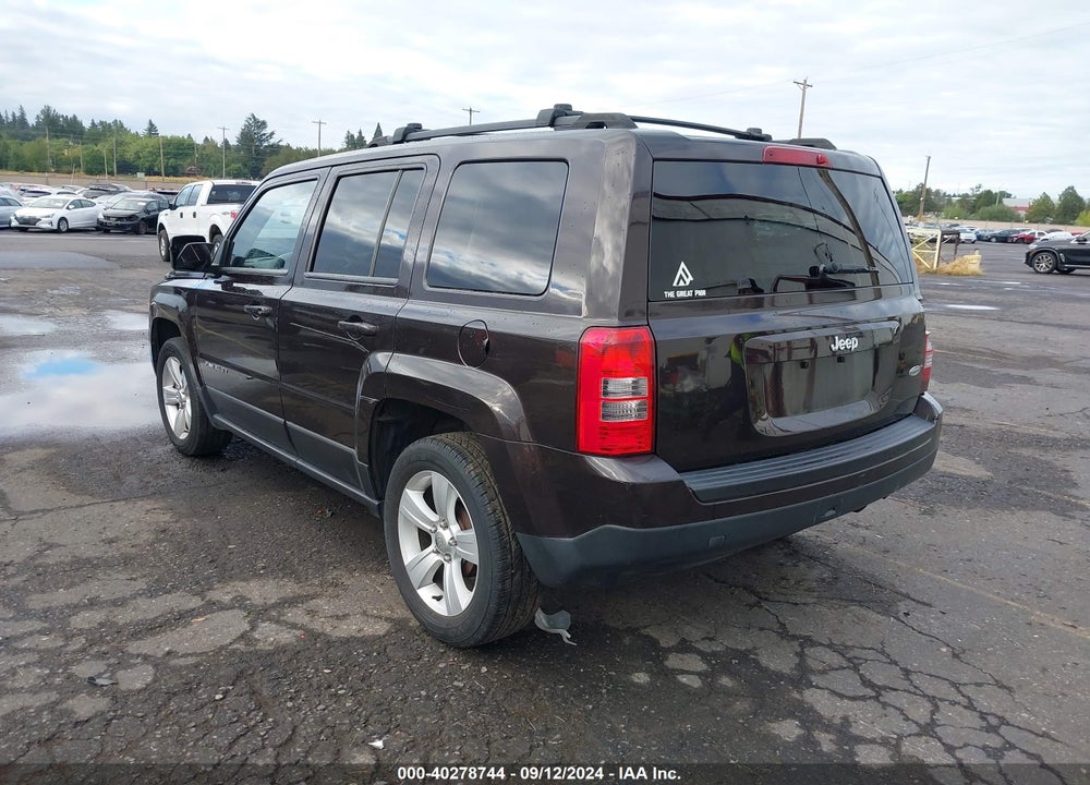 2014 JEEP PATRIOT LATITUDE VIN: 1C4NJPFA8ED608635