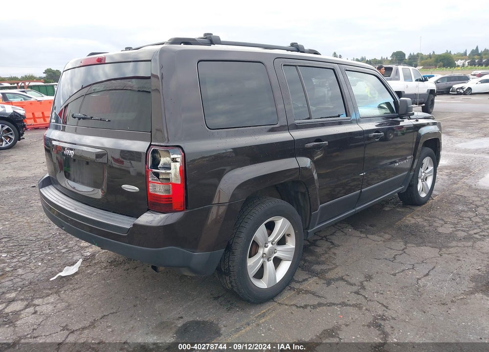 2014 JEEP PATRIOT LATITUDE VIN: 1C4NJPFA8ED608635