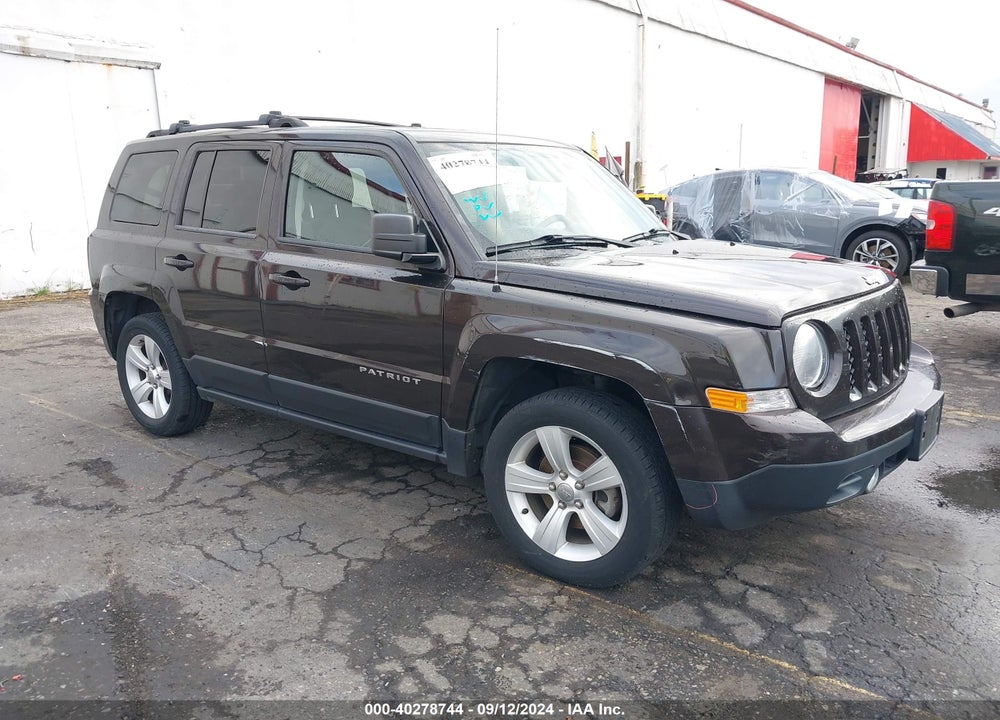 2014 JEEP PATRIOT LATITUDE VIN: 1C4NJPFA8ED608635