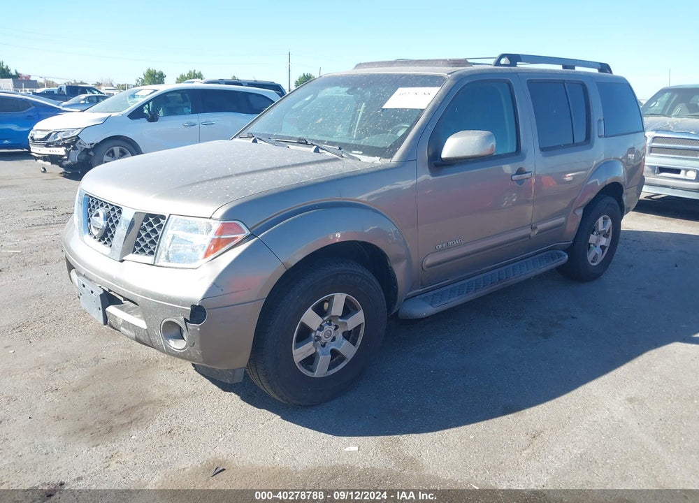 2005 NISSAN PATHFINDER SE OFF ROAD VIN: 5N1AR18W55C761584