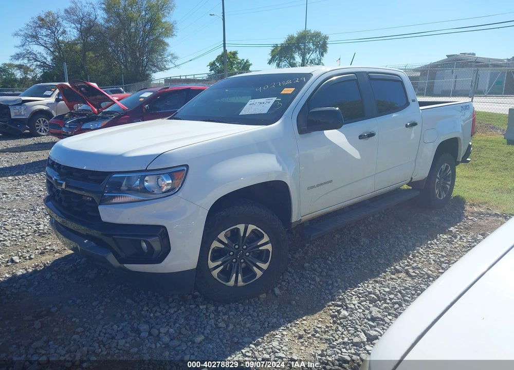 2022 CHEVROLET COLORADO 4WD SHORT BOX Z71 VIN: 1GCGTDEN9N1115750