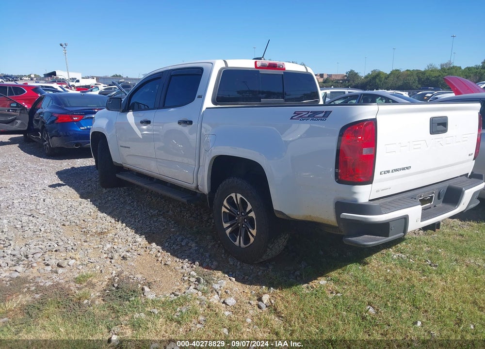 2022 CHEVROLET COLORADO 4WD SHORT BOX Z71 VIN: 1GCGTDEN9N1115750