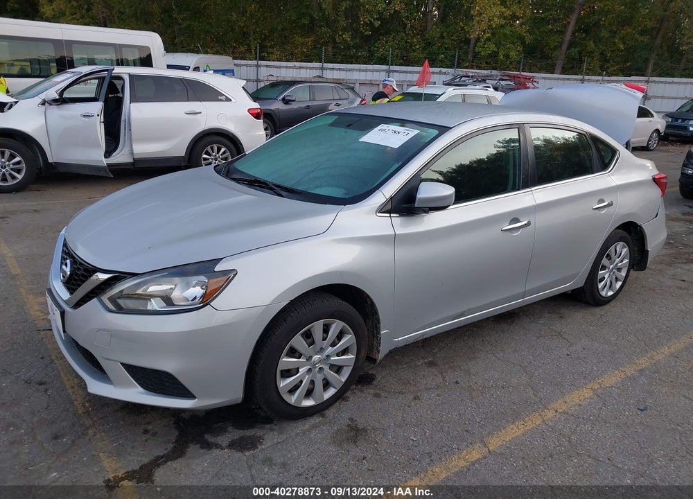 2017 NISSAN SENTRA SV VIN: 3N1AB7APXHL639104