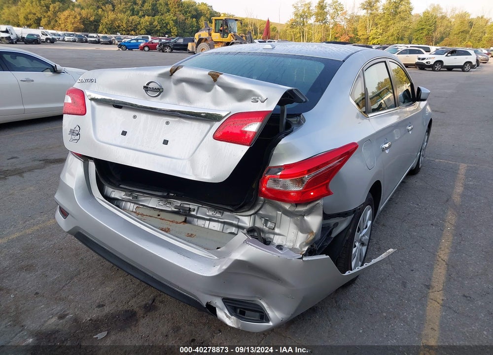 2017 NISSAN SENTRA SV VIN: 3N1AB7APXHL639104