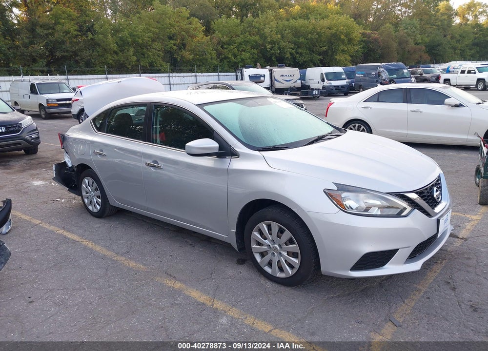2017 NISSAN SENTRA SV VIN: 3N1AB7APXHL639104