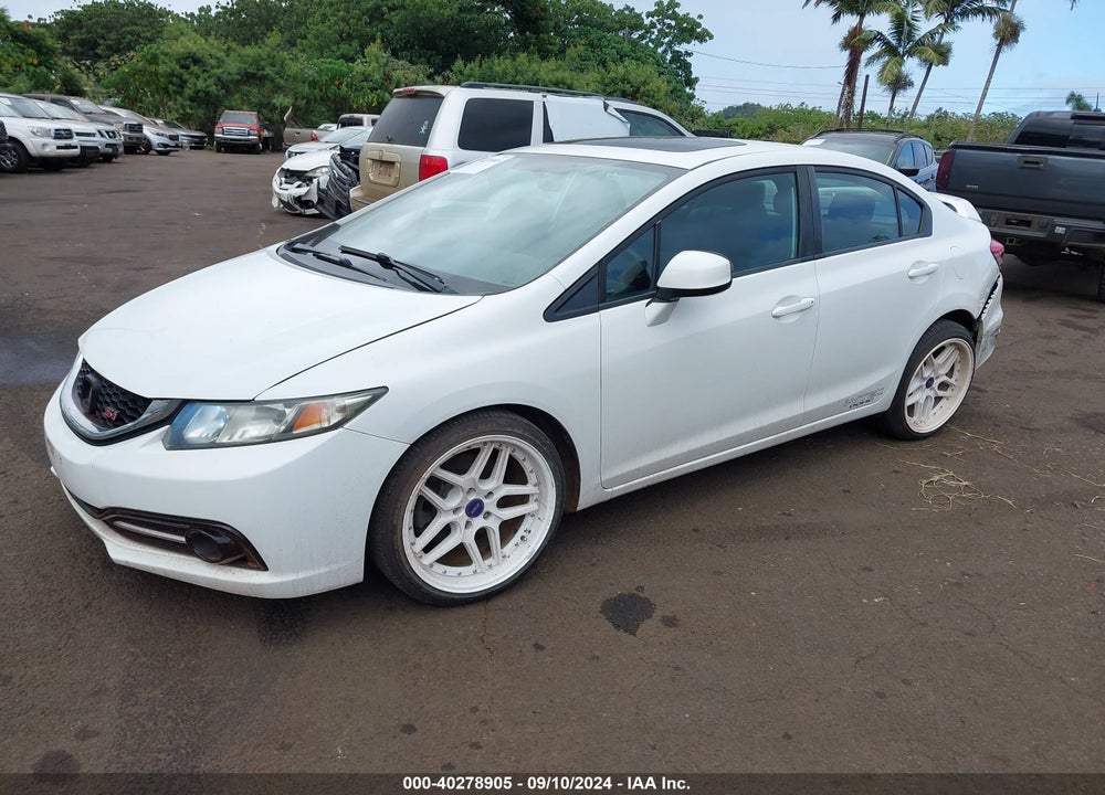 2013 HONDA CIVIC SI VIN: 2HGFB6E59DH705667