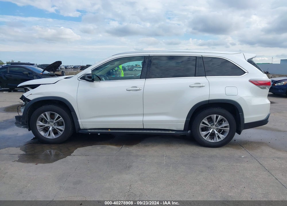 2015 TOYOTA HIGHLANDER XLE V6 VIN: 5TDKKRFH7FS050212