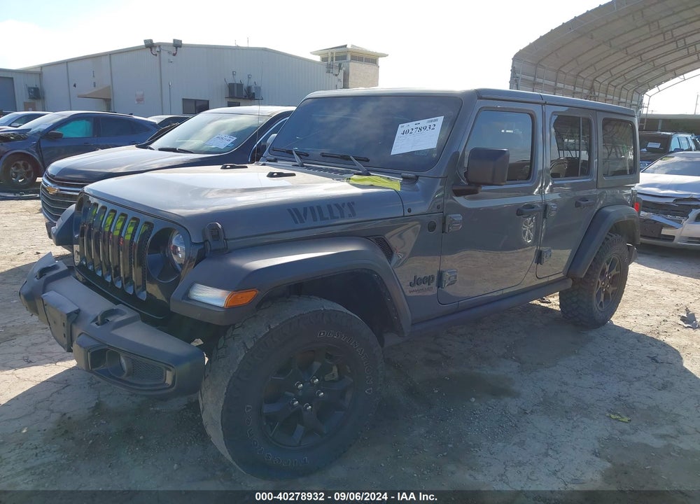 2021 JEEP WRANGLER UNLIMITED WILLYS 4X4 VIN: 1C4HJXDN8MW680490