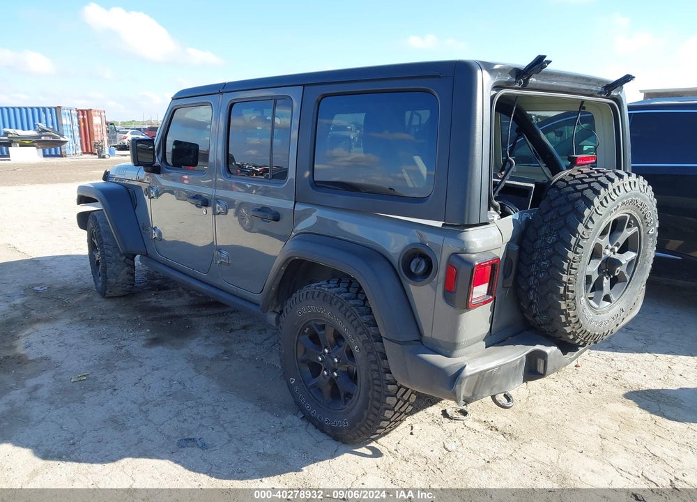 2021 JEEP WRANGLER UNLIMITED WILLYS 4X4 VIN: 1C4HJXDN8MW680490