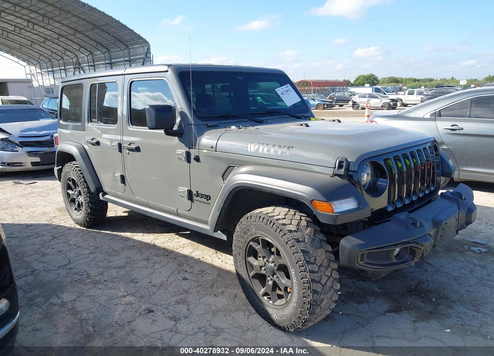 2021 JEEP WRANGLER UNLIMITED WILLYS 4X4 VIN: 1C4HJXDN8MW680490