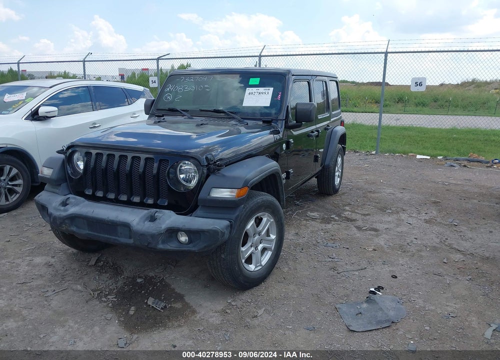 2019 JEEP WRANGLER UNLIMITED SPORT S 4X4 VIN: 1C4HJXDN0KW682165