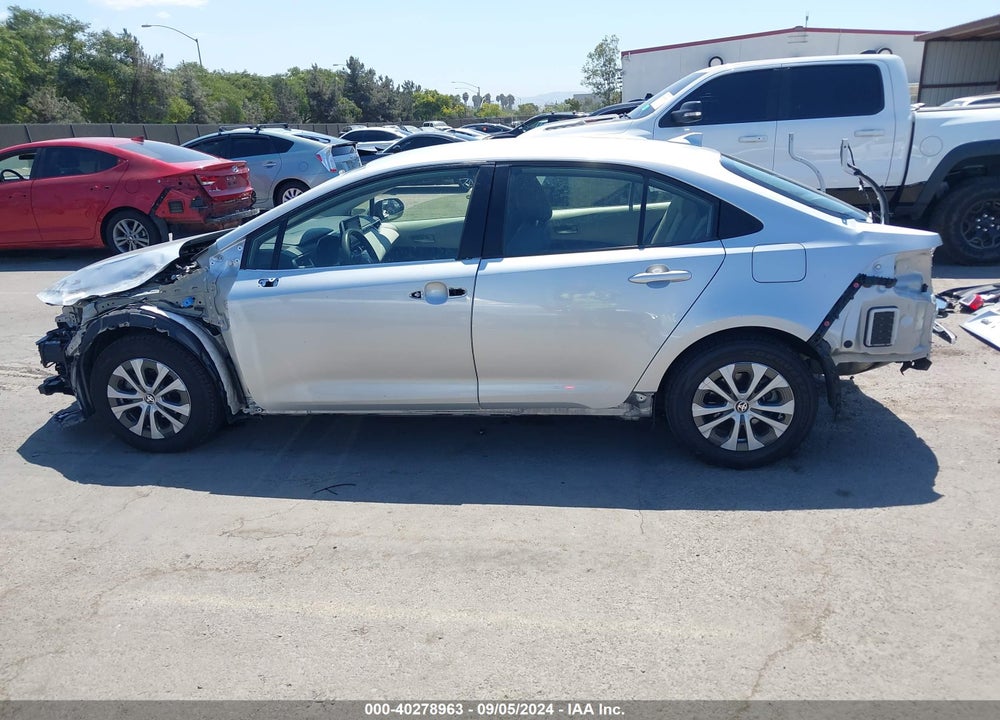 2021 TOYOTA COROLLA HYBRID LE VIN: JTDEAMDE8MJ009934