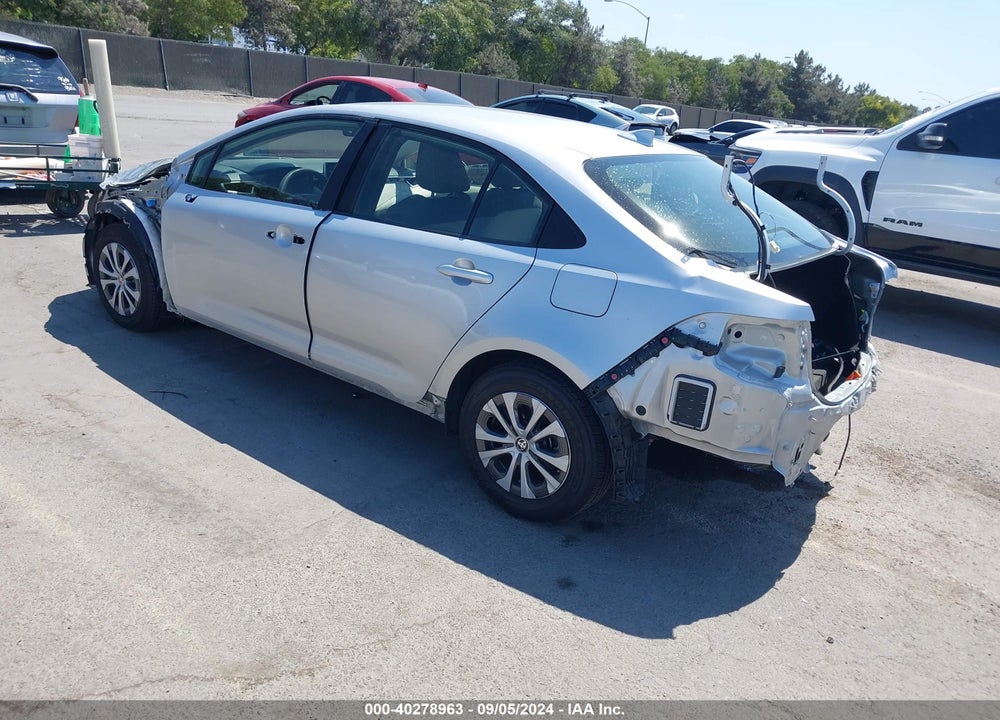 2021 TOYOTA COROLLA HYBRID LE VIN: JTDEAMDE8MJ009934