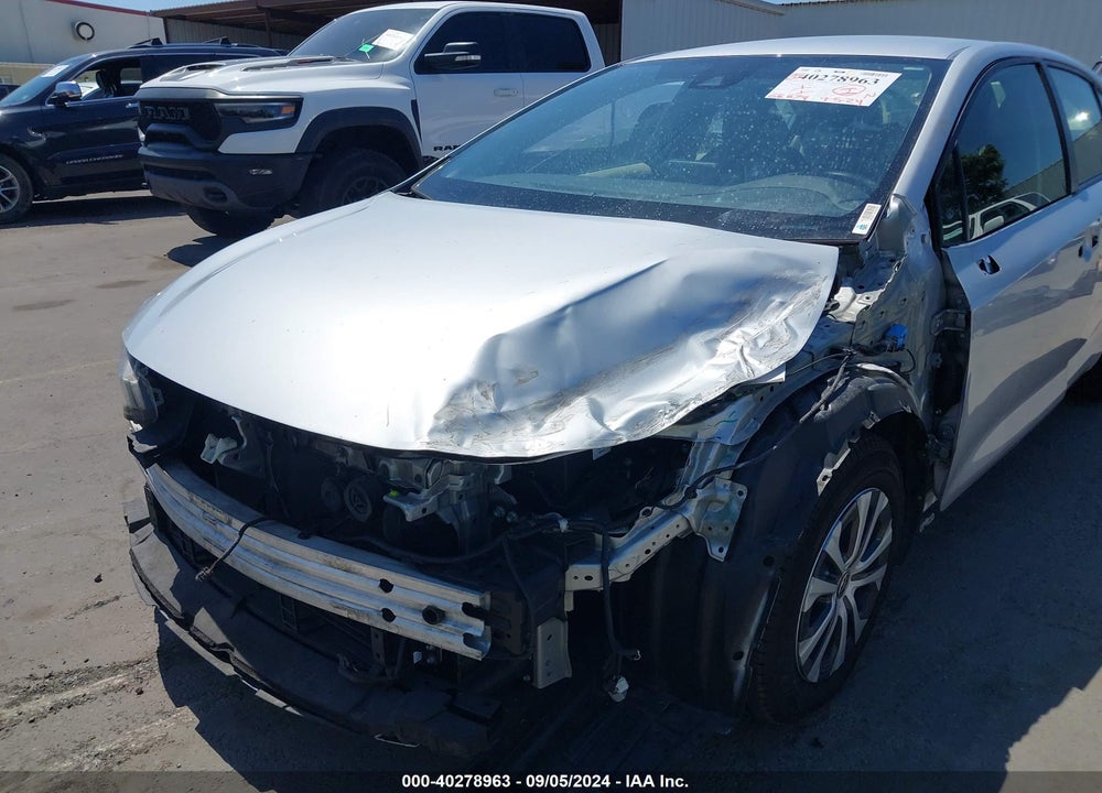 2021 TOYOTA COROLLA HYBRID LE VIN: JTDEAMDE8MJ009934
