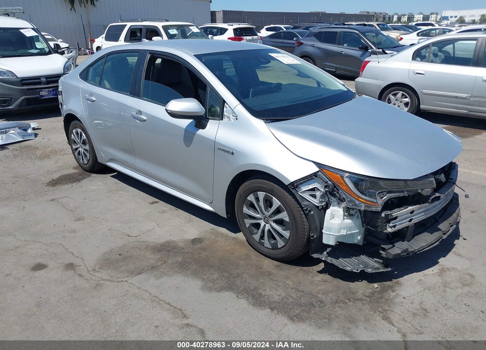 2021 TOYOTA COROLLA HYBRID LE VIN: JTDEAMDE8MJ009934