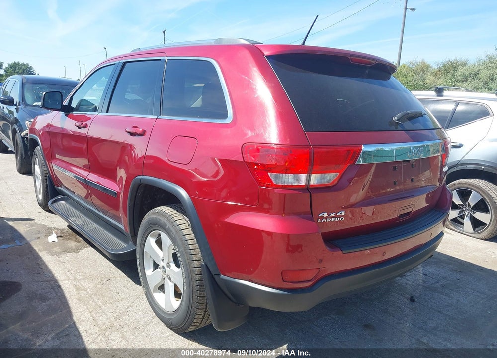 2012 JEEP GRAND CHEROKEE LAREDO VIN: 1C4RJFAG2CC273947