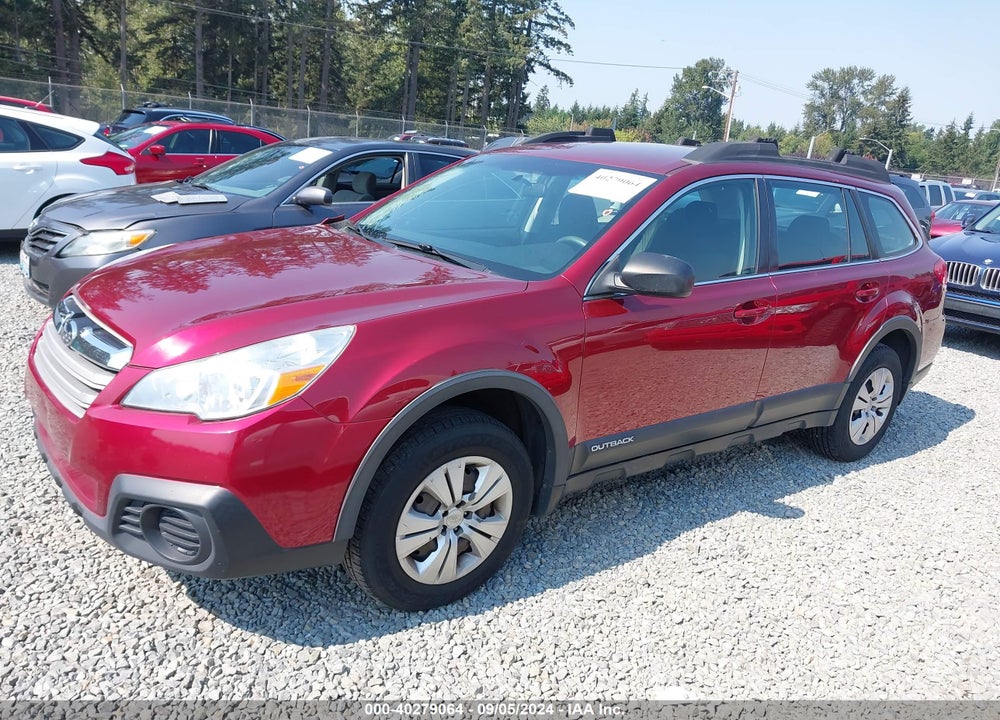 2013 SUBARU OUTBACK 2.5I VIN: 4S4BRBAC1D3313013
