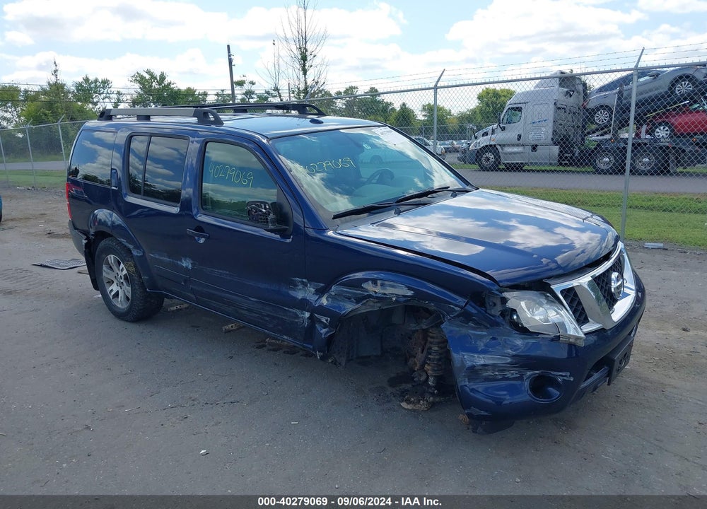 2010 NISSAN PATHFINDER SE VIN: 5N1AR1NB7AC610256