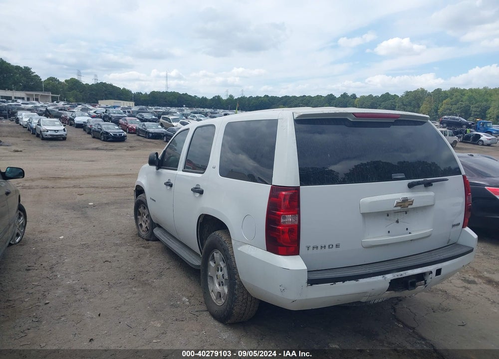 2009 CHEVROLET TAHOE COMMERCIAL FLEET VIN: 1GNFK13059R198614