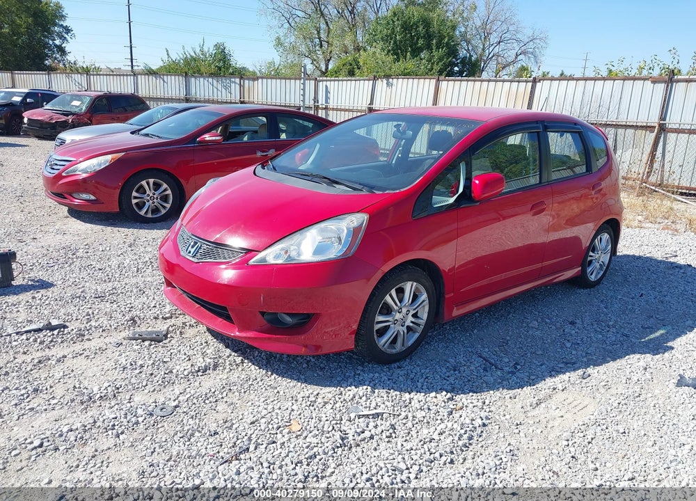 2009 HONDA FIT SPORT VIN: JHMGE884X9S056047