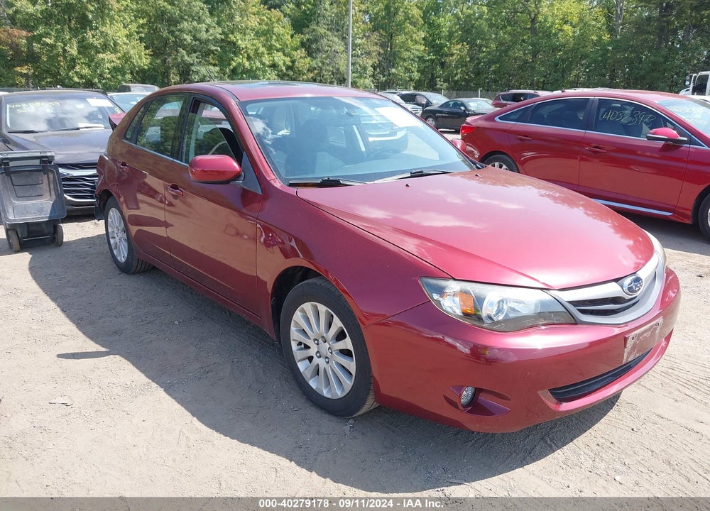 2011 SUBARU IMPREZA 2.5I PREMIUM VIN: JF1GE6B68BH511678