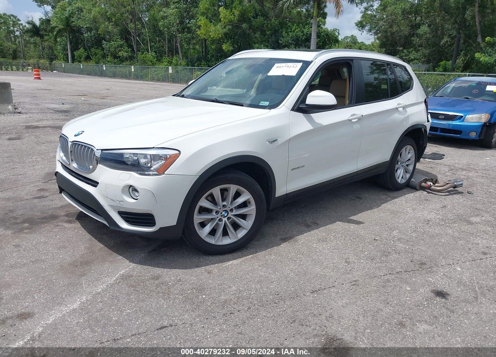 2017 BMW X3 SDRIVE28I VIN: 5UXWZ7C38H0X39030