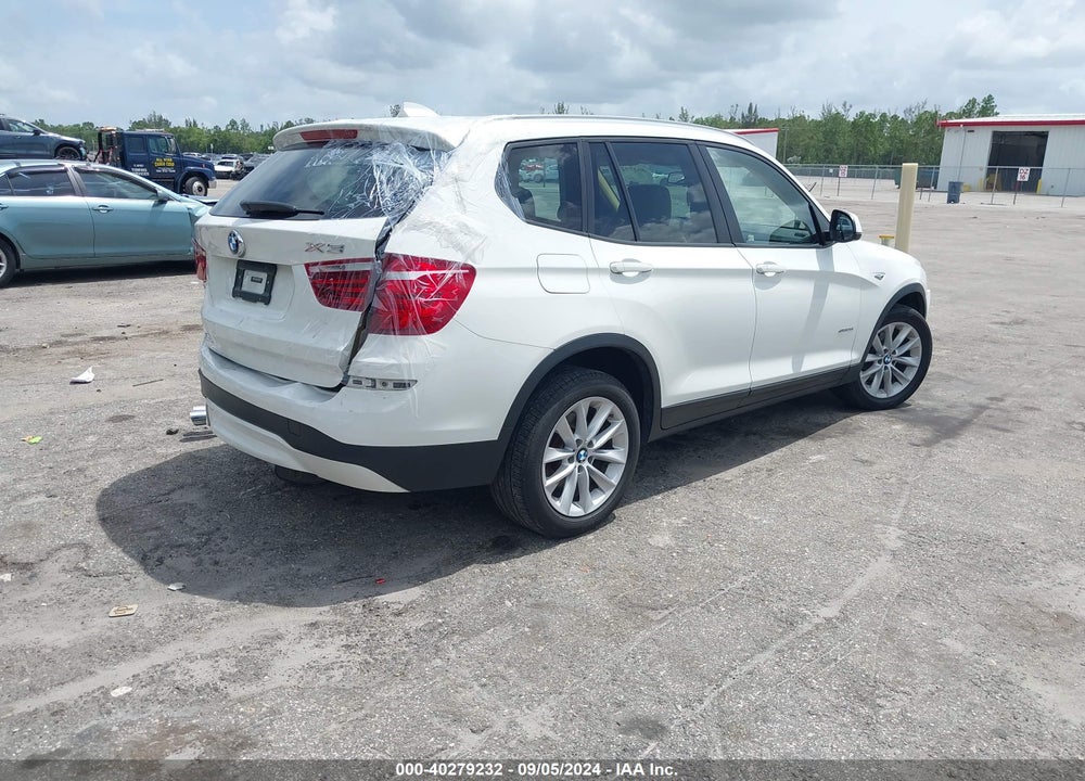 2017 BMW X3 SDRIVE28I VIN: 5UXWZ7C38H0X39030