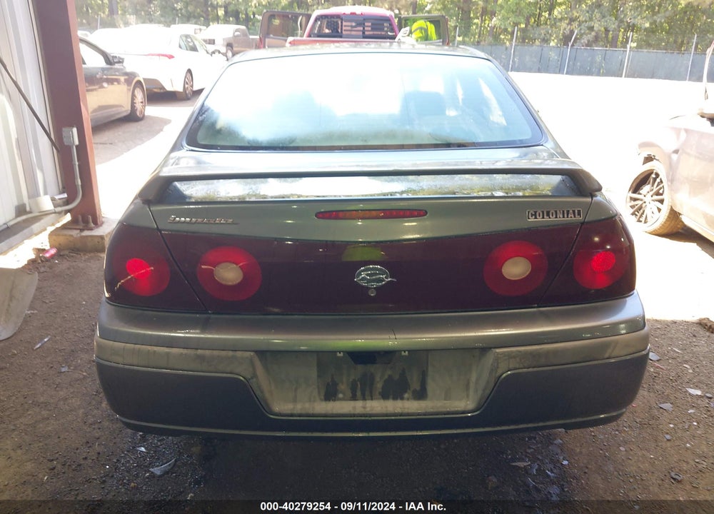 2004 CHEVROLET IMPALA VIN: 2G1WF52E449189352