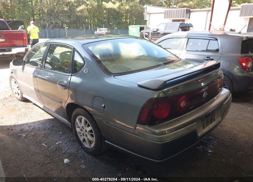 2004 CHEVROLET IMPALA VIN: 2G1WF52E449189352