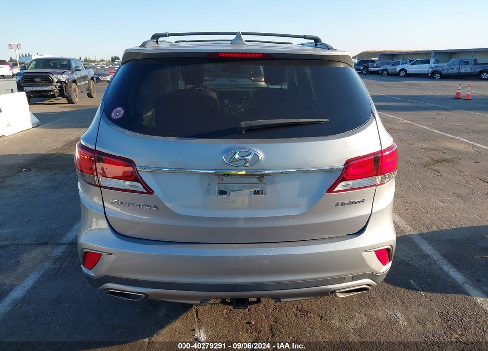 2017 HYUNDAI SANTA FE LIMITED VIN: KM8SN4HF3HU240833
