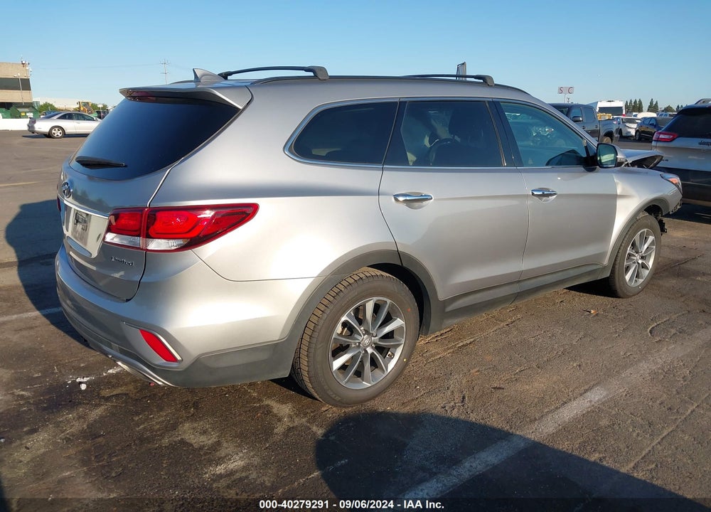 2017 HYUNDAI SANTA FE LIMITED VIN: KM8SN4HF3HU240833