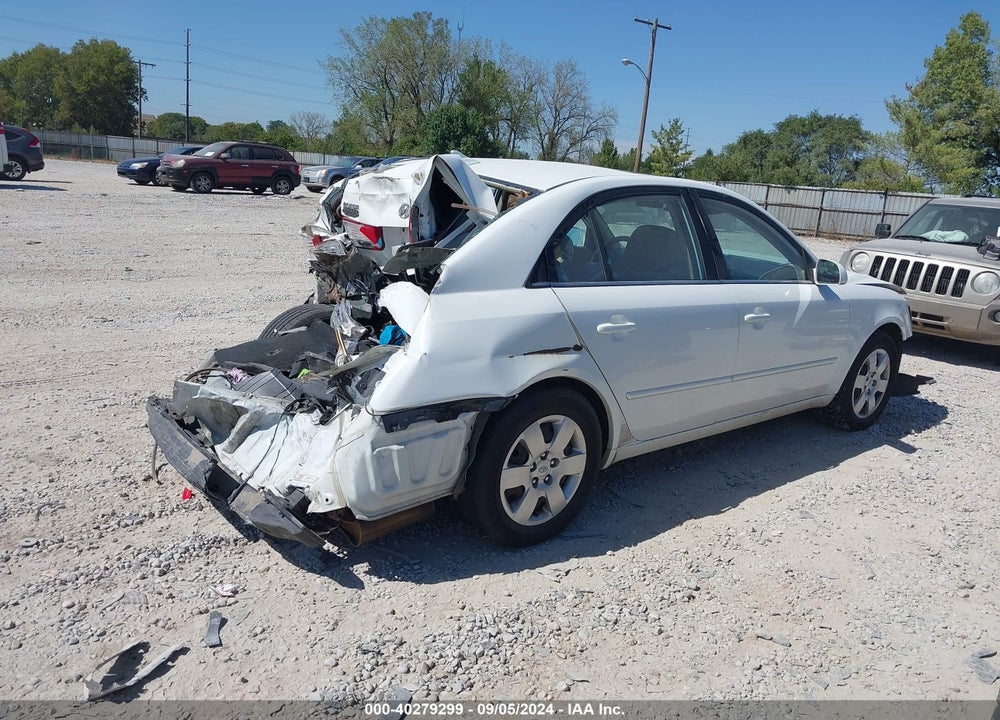 2009 HYUNDAI SONATA GLS VIN: 5NPET46C99H408602