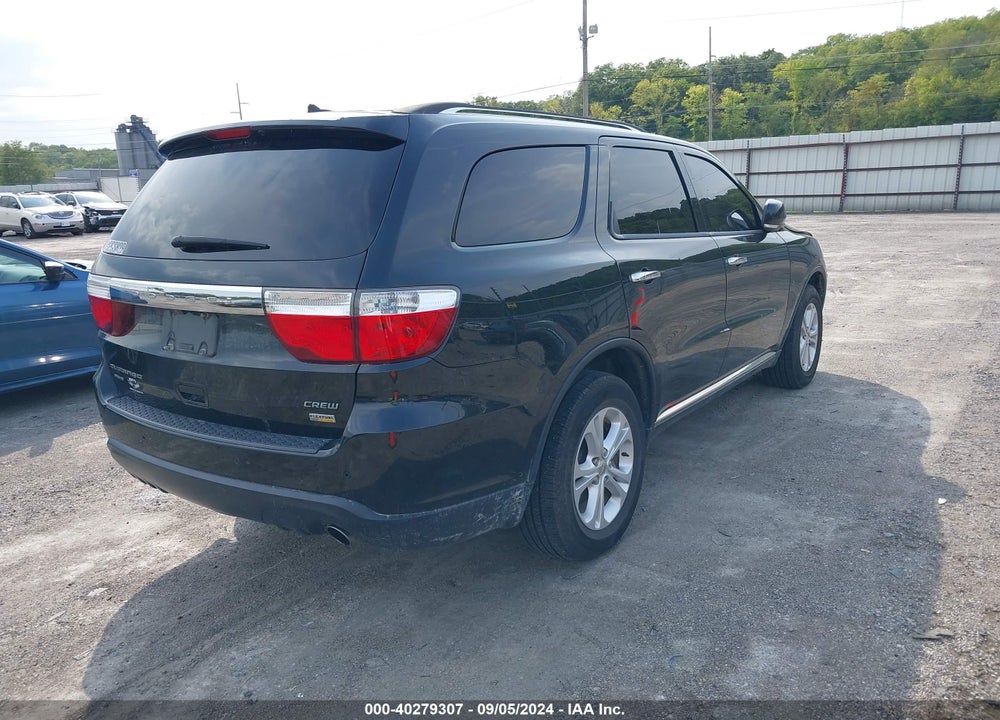 2013 DODGE DURANGO CREW VIN: 1C4RDJDG8DC653821