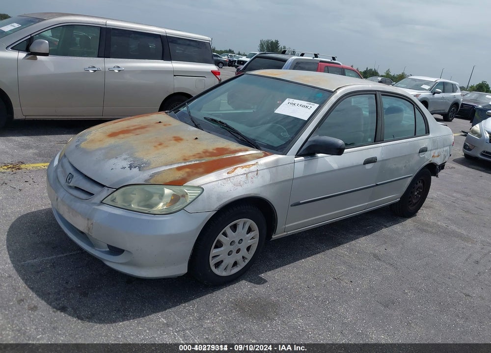 2004 HONDA CIVIC VP VIN: 2HGES16364H578422