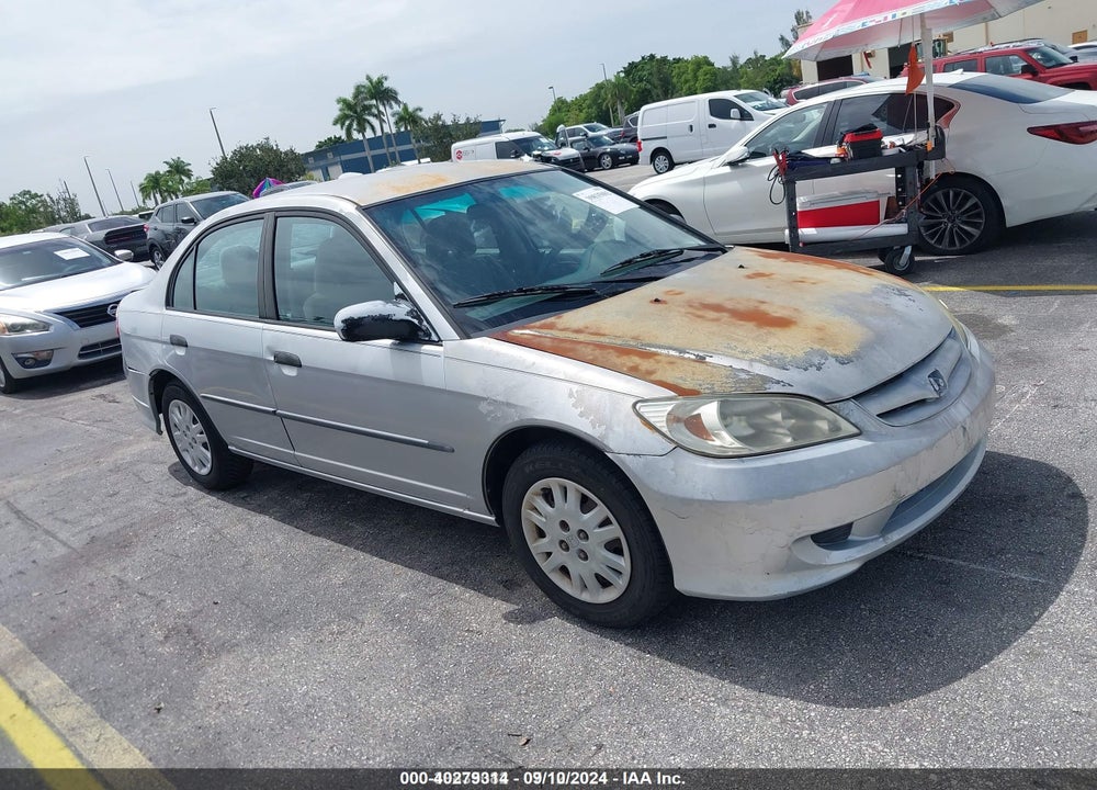 2004 HONDA CIVIC VP VIN: 2HGES16364H578422