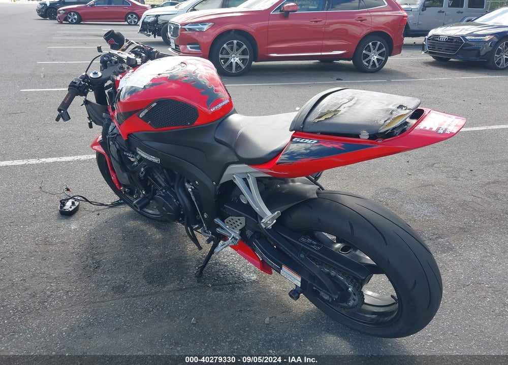 2008 HONDA CBR600 RR VIN: JH2PC40038M103440