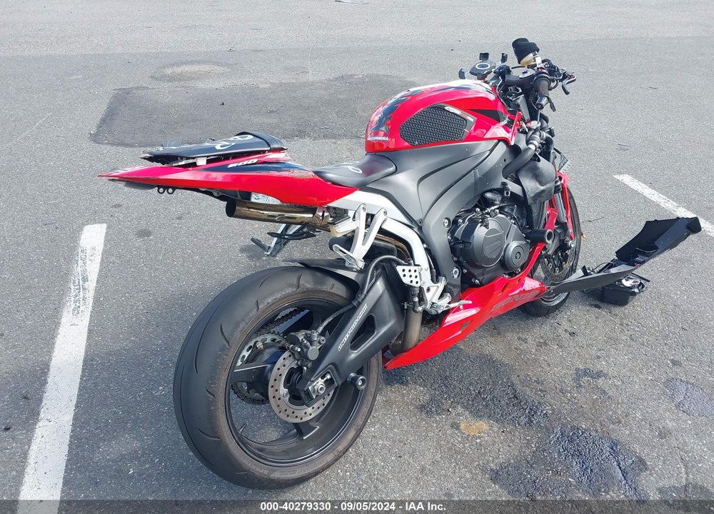 2008 HONDA CBR600 RR VIN: JH2PC40038M103440