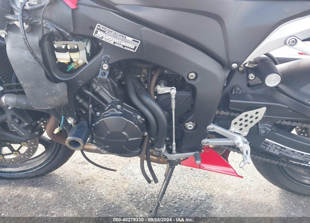 2008 HONDA CBR600 RR VIN: JH2PC40038M103440