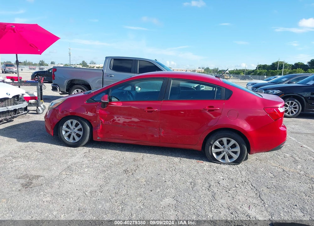 2012 KIA RIO EX VIN: KNADN4A32C6045054