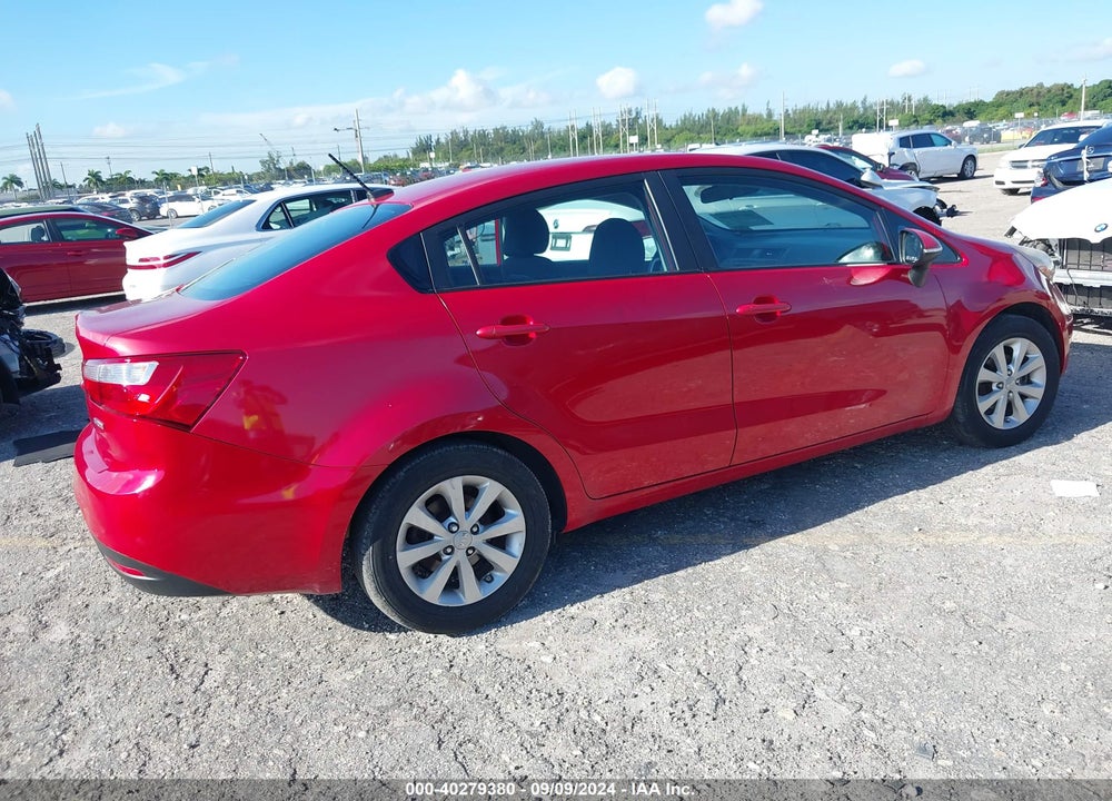 2012 KIA RIO EX VIN: KNADN4A32C6045054