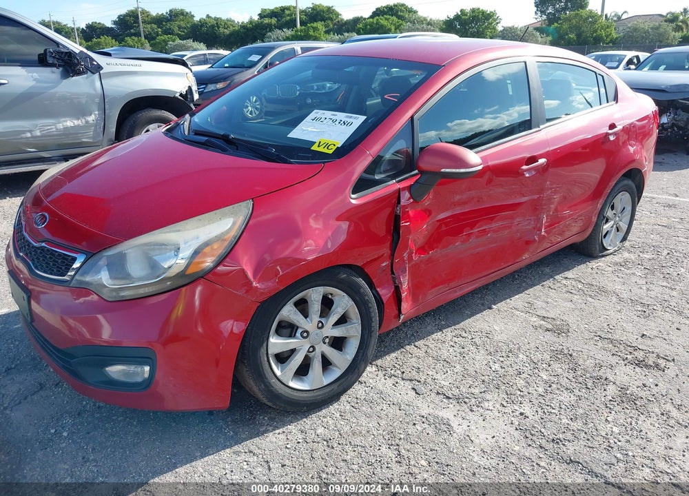 2012 KIA RIO EX VIN: KNADN4A32C6045054