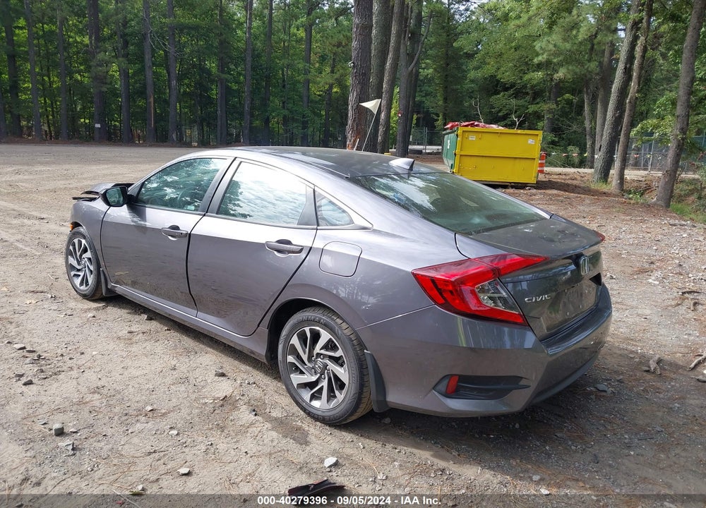 2018 HONDA CIVIC EX VIN: 19XFC2F73JE041314