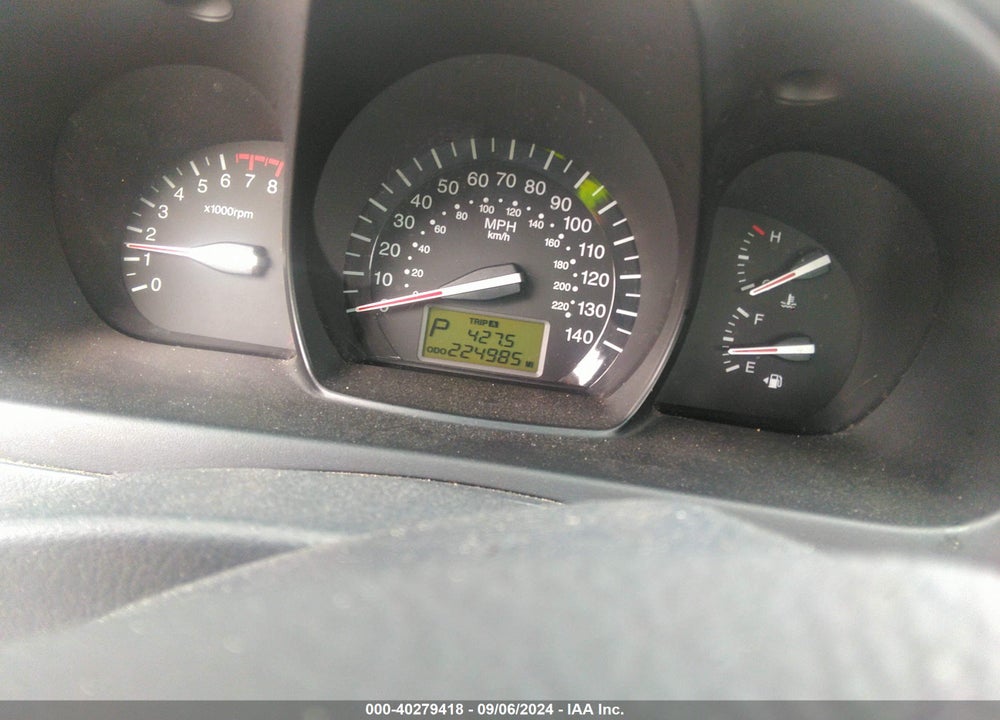 2009 KIA SPECTRA EX VIN: KNAFE222395587653