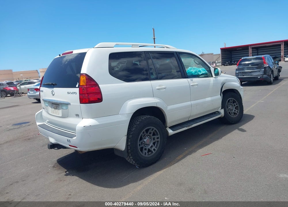 2004 LEXUS GX 470 VIN: JTJBT20X840053301