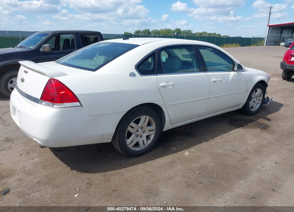 2007 CHEVROLET IMPALA LT VIN: 2G1WC58RX79252462