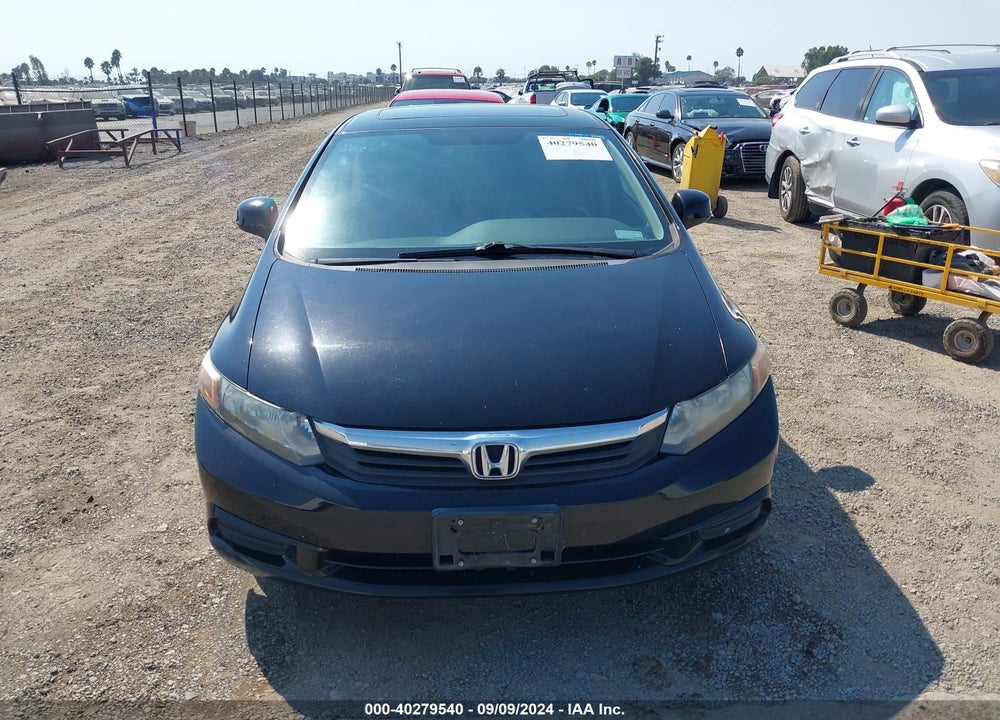 2012 HONDA CIVIC EX-L VIN: 19XFB2F92CE349517