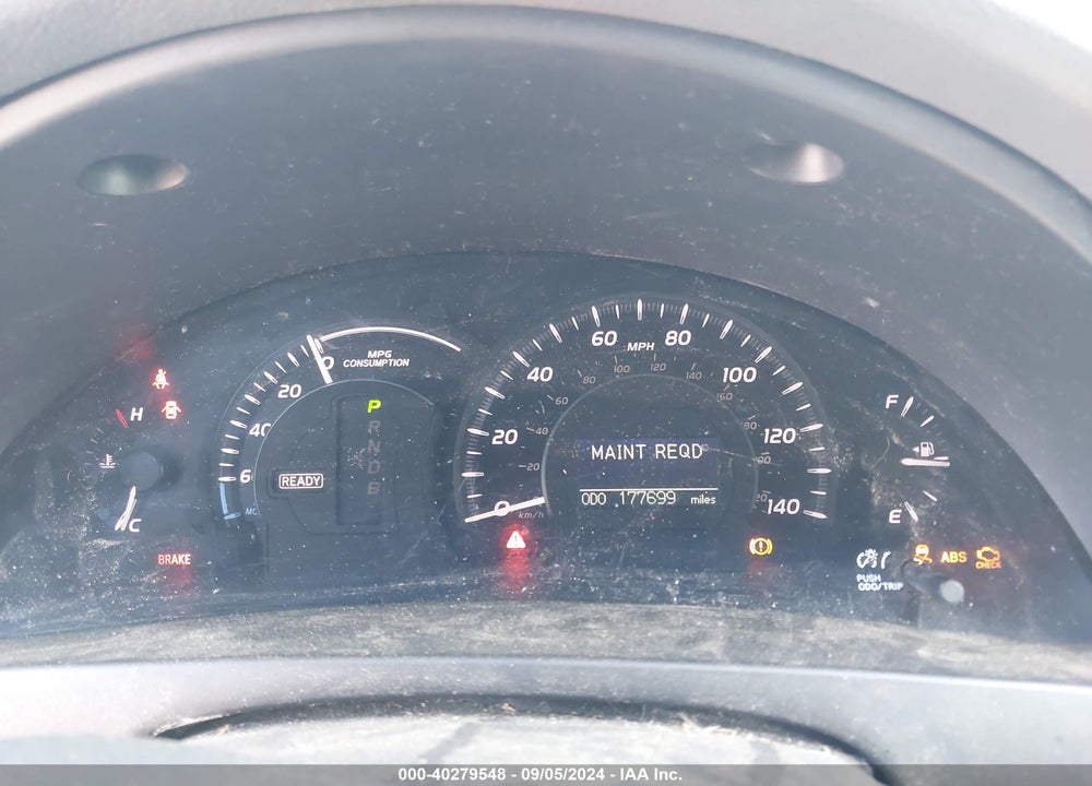 2008 TOYOTA CAMRY HYBRID VIN: 4T1BB46K18U039702