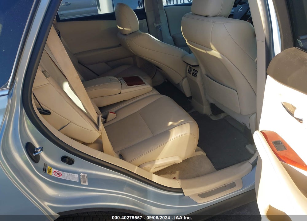 2011 LEXUS RX 350 VIN: 2T2BK1BA0BC119590